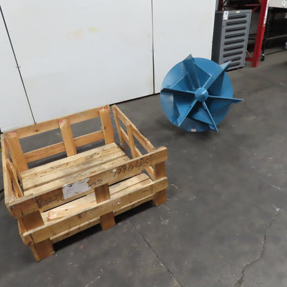 Twin City RBP 33" Radial Bladed Paper Handling Impeller Wheel 3" x 38" Shaft