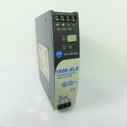 Allen-Bradley 1606-XLE120E Power Supply 120W 24-28VDC Out 100-240VAC In Ser A