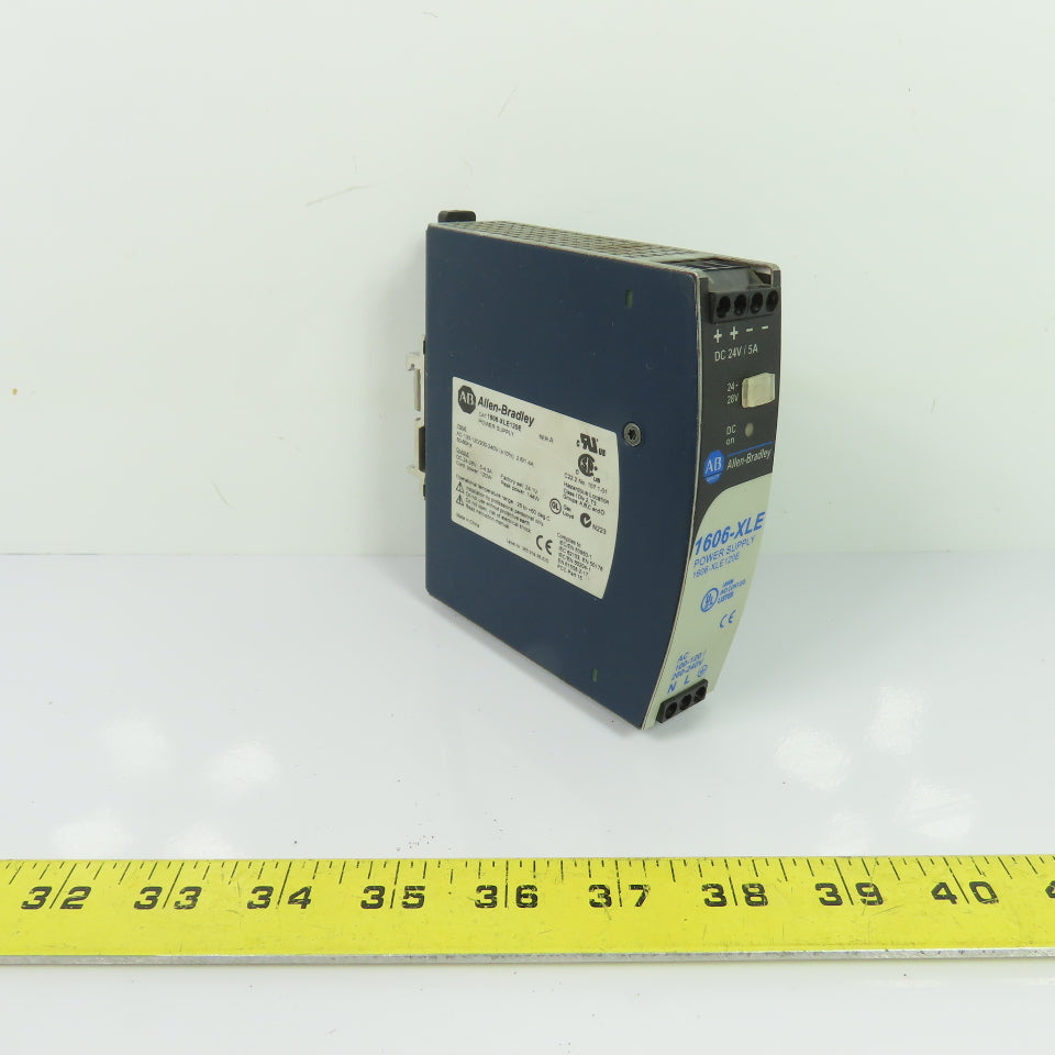 Allen-Bradley 1606-XLE120E Power Supply 120W 24-28VDC Out 100-240VAC In Ser A