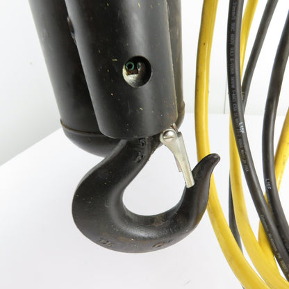 CM Lodestar Model L 1Ton 2000LB Electric Chain Hoist 20' Lift 16FPM 3Ph 230/460V