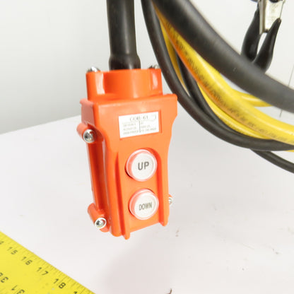 CM Lodestar Model L 1Ton 2000LB Electric Chain Hoist 20' Lift 16FPM 3Ph 230/460V