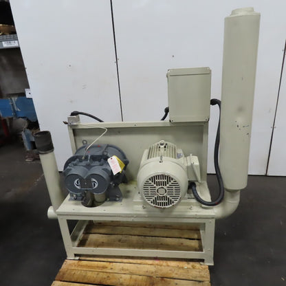 Roots 68 URAI 25Hp 480V 3Ph Rotary Lobe Positive Displacement Blower Package