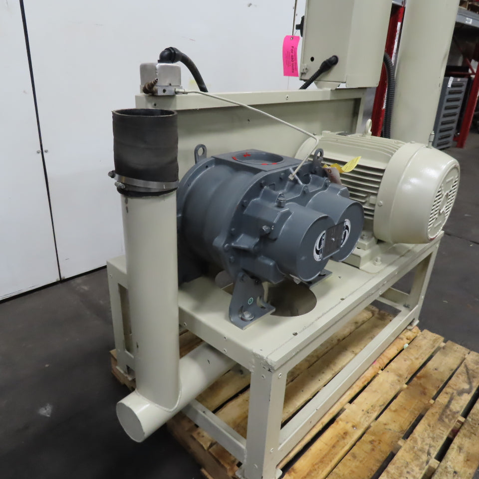 Roots 68 URAI 25Hp 480V 3Ph Rotary Lobe Positive Displacement Blower Package