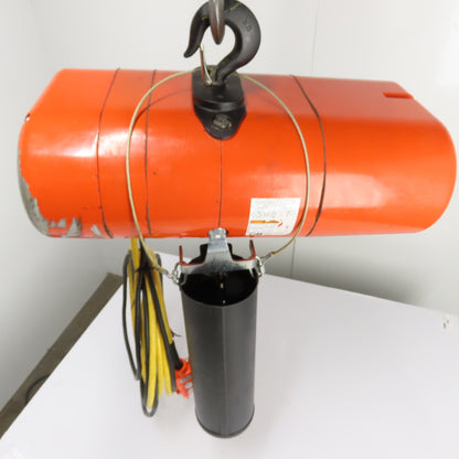 CM Lodestar Model L 1Ton 2000LB Electric Chain Hoist 20' Lift 16FPM 3Ph 230/460V