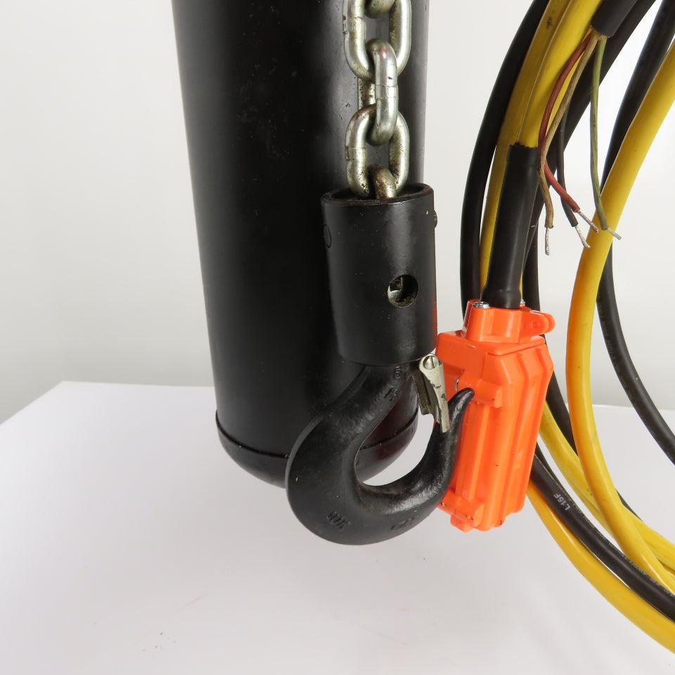 CM Lodestar Model L 1Ton 2000LB Electric Chain Hoist 20' Lift 16FPM 3Ph 230/460V