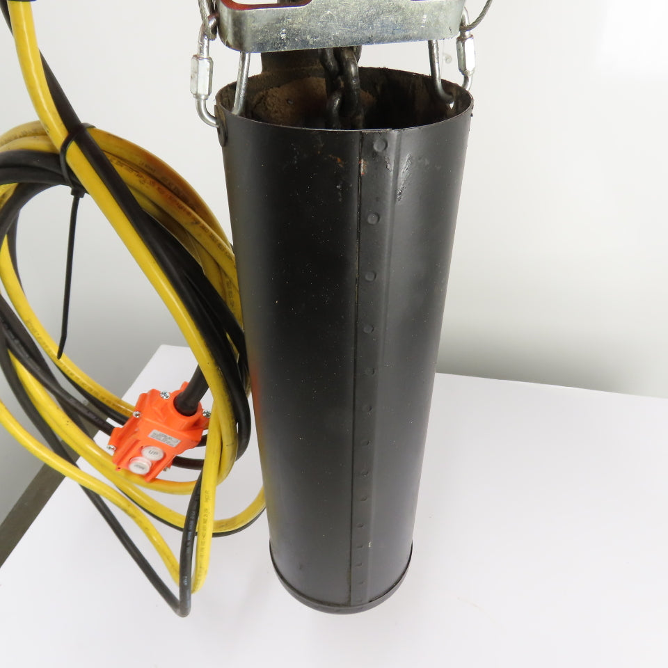 CM Lodestar Model L 1Ton 2000LB Electric Chain Hoist 20' Lift 16FPM 3Ph 230/460V