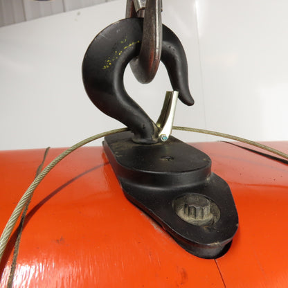 CM Lodestar Model L 1Ton 2000LB Electric Chain Hoist 20' Lift 16FPM 3Ph 230/460V