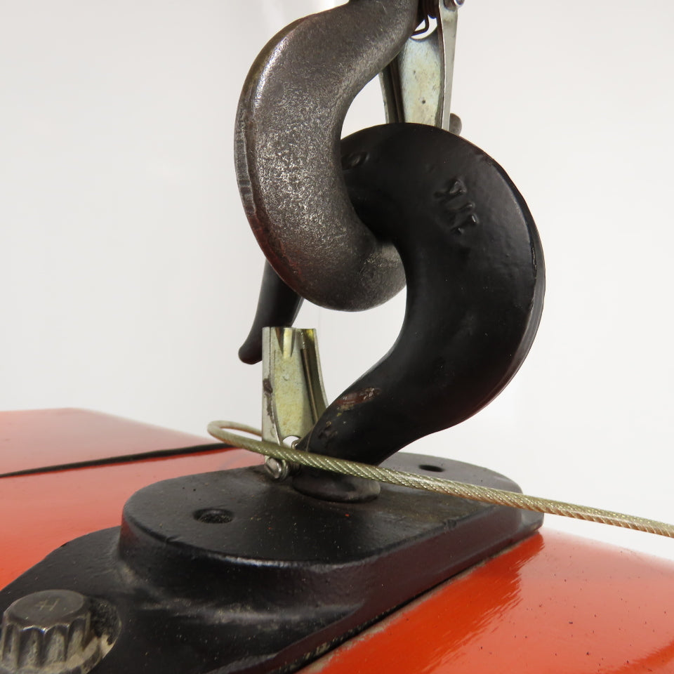 CM Lodestar Model L 1Ton 2000LB Electric Chain Hoist 20' Lift 16FPM 3Ph 230/460V