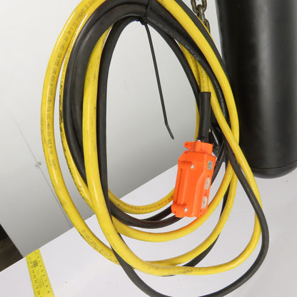 CM Lodestar Model L 1Ton 2000LB Electric Chain Hoist 20' Lift 16FPM 3Ph 230/460V