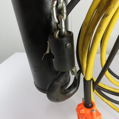 CM Lodestar Model L 1Ton 2000LB Electric Chain Hoist 20' Lift 16FPM 3Ph 230/460V