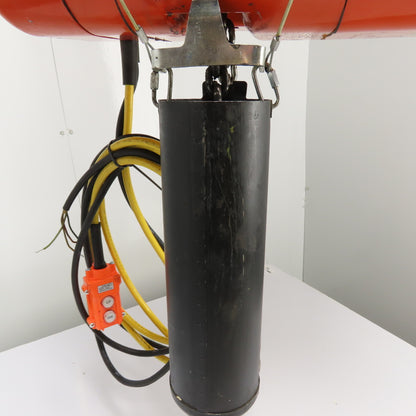 CM Lodestar Model L 1Ton 2000LB Electric Chain Hoist 20' Lift 16FPM 3Ph 230/460V