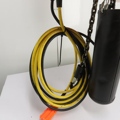 CM Lodestar Model L 1Ton 2000LB Electric Chain Hoist 20' Lift 16FPM 3Ph 230/460V