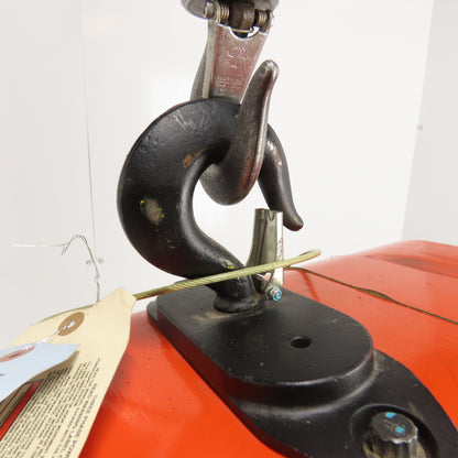 CM Lodestar Model L 1Ton 2000LB Electric Chain Hoist 20' Lift 16FPM 3Ph 230/460V