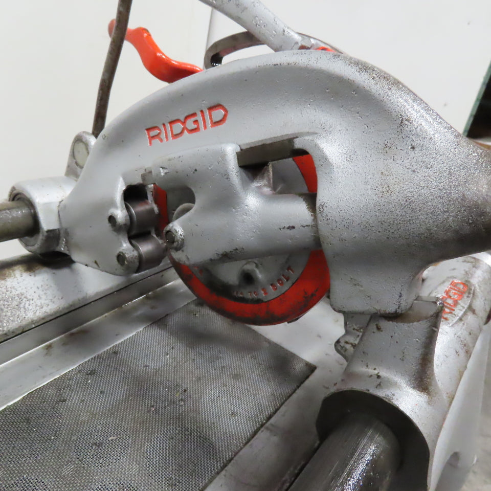 Ridgid No. 535 Mobile Automatic Pipe Cutter Threader Machine 115V 1Ph 1/8-2" NPT