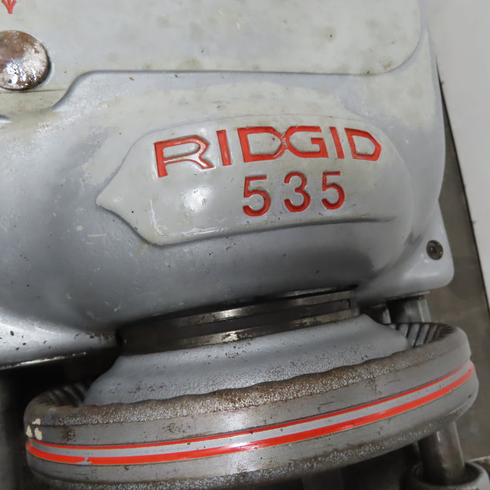 Ridgid No. 535 Mobile Automatic Pipe Cutter Threader Machine 115V 1Ph 1/8-2" NPT