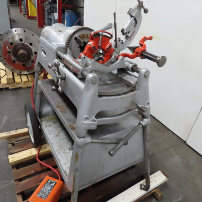 Ridgid No. 535 Mobile Automatic Pipe Cutter Threader Machine 115V 1Ph 1/8-2" NPT
