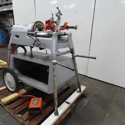 Ridgid No. 535 Mobile Automatic Pipe Cutter Threader Machine 115V 1Ph 1/8-2" NPT