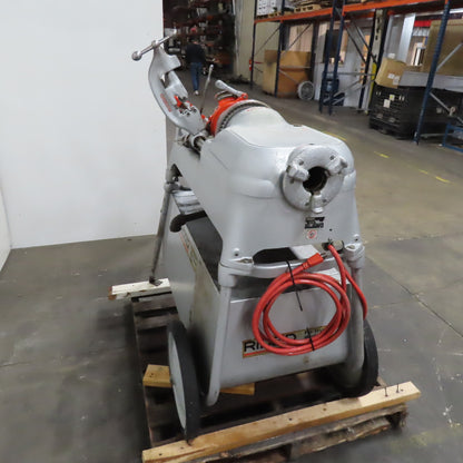 Ridgid No. 535 Mobile Automatic Pipe Cutter Threader Machine 115V 1Ph 1/8-2" NPT