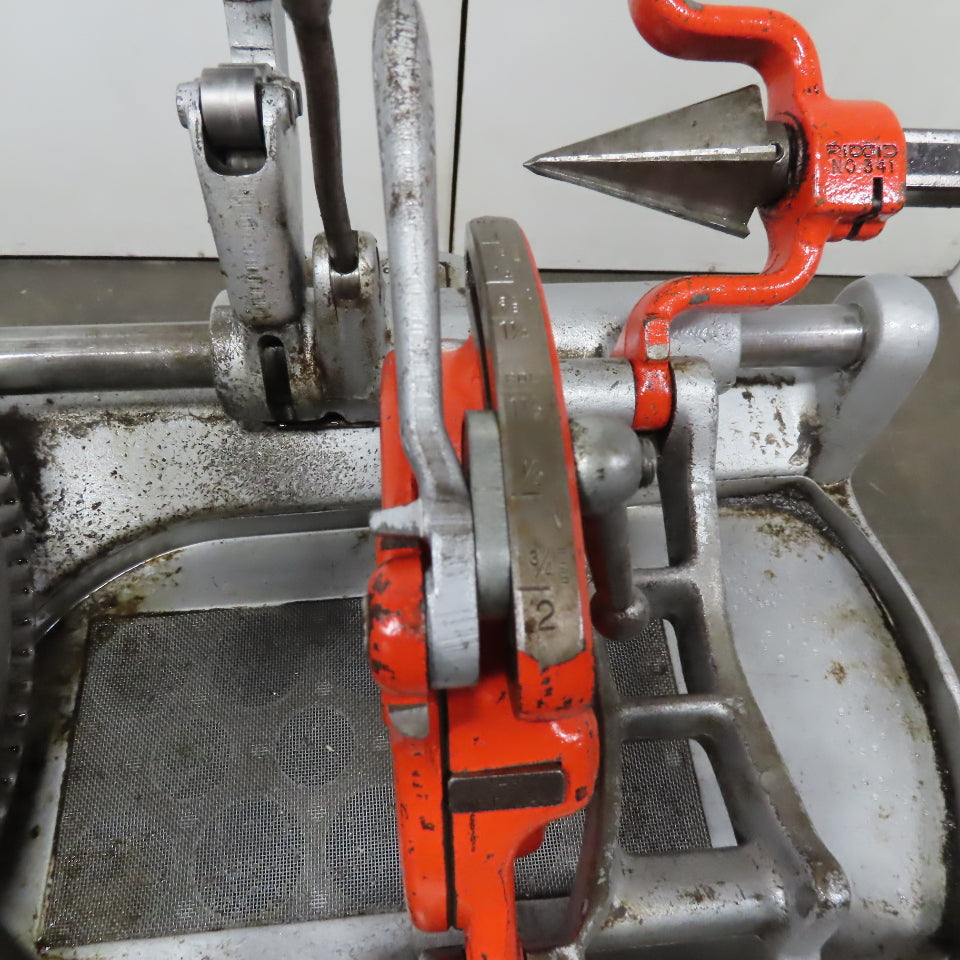 Ridgid No. 535 Mobile Automatic Pipe Cutter Threader Machine 115V 1Ph 1/8-2" NPT