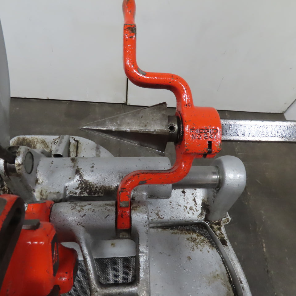 Ridgid No. 535 Mobile Automatic Pipe Cutter Threader Machine 115V 1Ph 1/8-2" NPT
