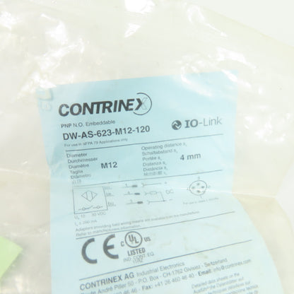Contrinex DW-AS-623-M12-120 Inductive Proximity Sensor M12 4mm IO-Link NEW