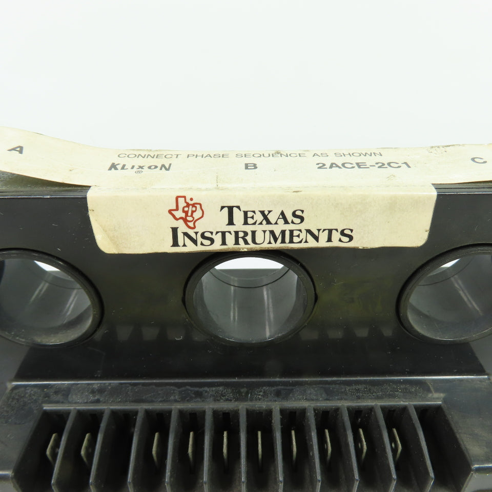 Texas Instruments 2ACE-2C1 Klixon 3-Phase Motor Protector 24/240VAC