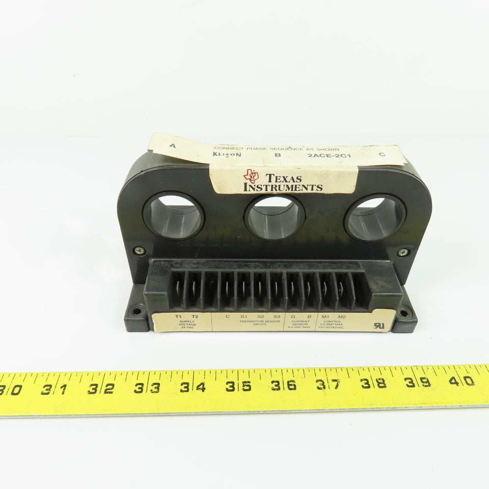 Texas Instruments 2ACE-2C1 Klixon 3-Phase Motor Protector 24/240VAC