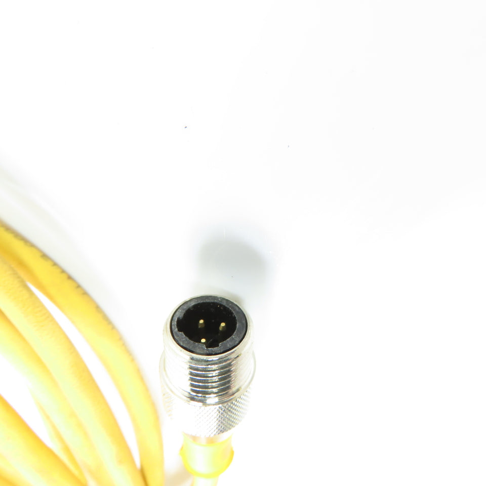 Turck U2249-1 WKB 3T-2-SB 3T/S90 3-Wire M12 Cordset Cable 90-Degree to Straight