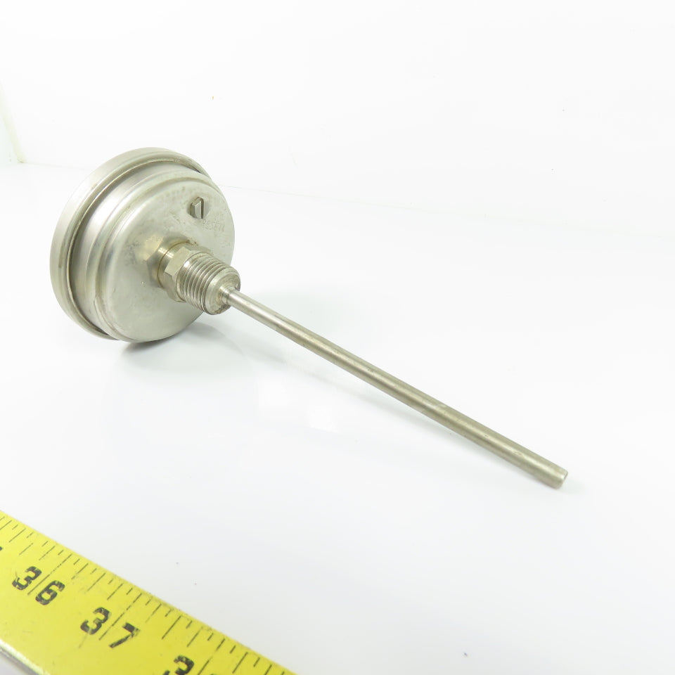 Trend CR3204D Bimetal Dial Thermometer 0-200°F 3" Face 6" Stem 1/2" NPT