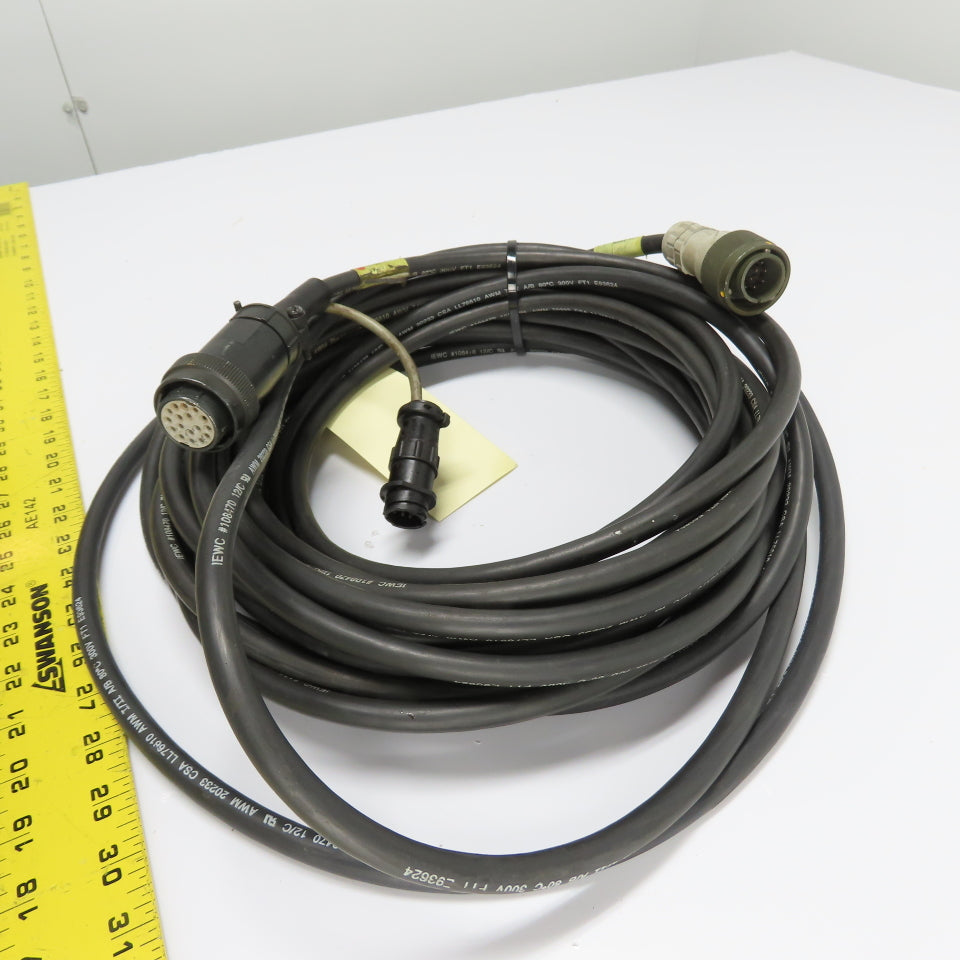 152618-5 Multi-Pin Industrial Cable Assembly 48' Long