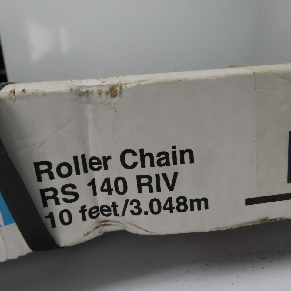 Tsubaki RS 140 RIV Roller Chain RS 140 RIV 10 Feet 3.048m