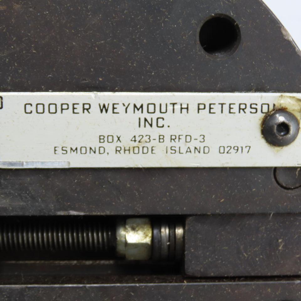 Cooper Weymouth Peterson Roll Feeder Centering Chuck Assembly