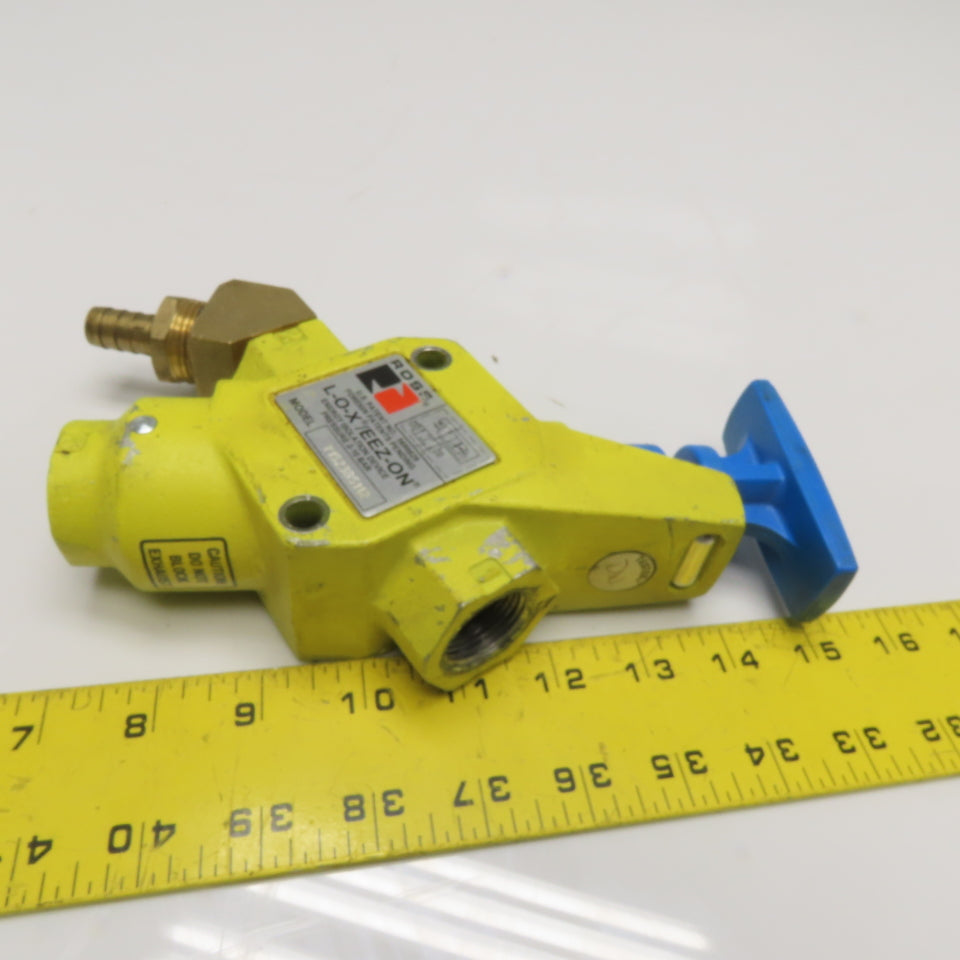 Ross Y1523B5112 L-O-X/EEZ-ON Energy Isolation Device 2-10 BAR 3/4" NPT