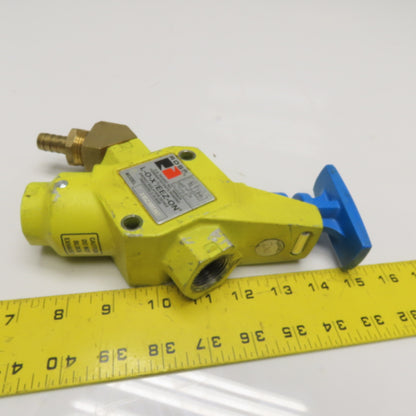 Ross Y1523B5112 L-O-X/EEZ-ON Energy Isolation Device 2-10 BAR 3/4" NPT