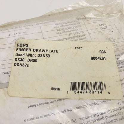 Meltric FDP3 Finger Drawplate for DSN37c DSN60 DS30 DR50