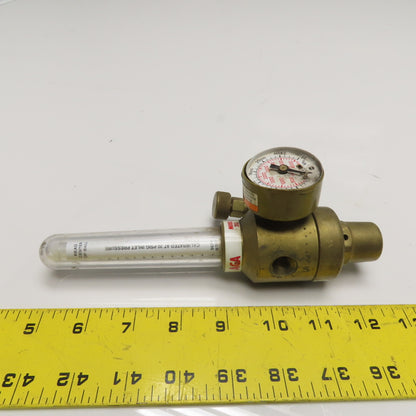AGA 355-2 AGA Model 355-2 Brass Flowmeter Regulator 3000 psig CGA E-4