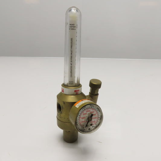AGA 355-2 AGA Model 355-2 Brass Flowmeter Regulator 3000 psig CGA E-4
