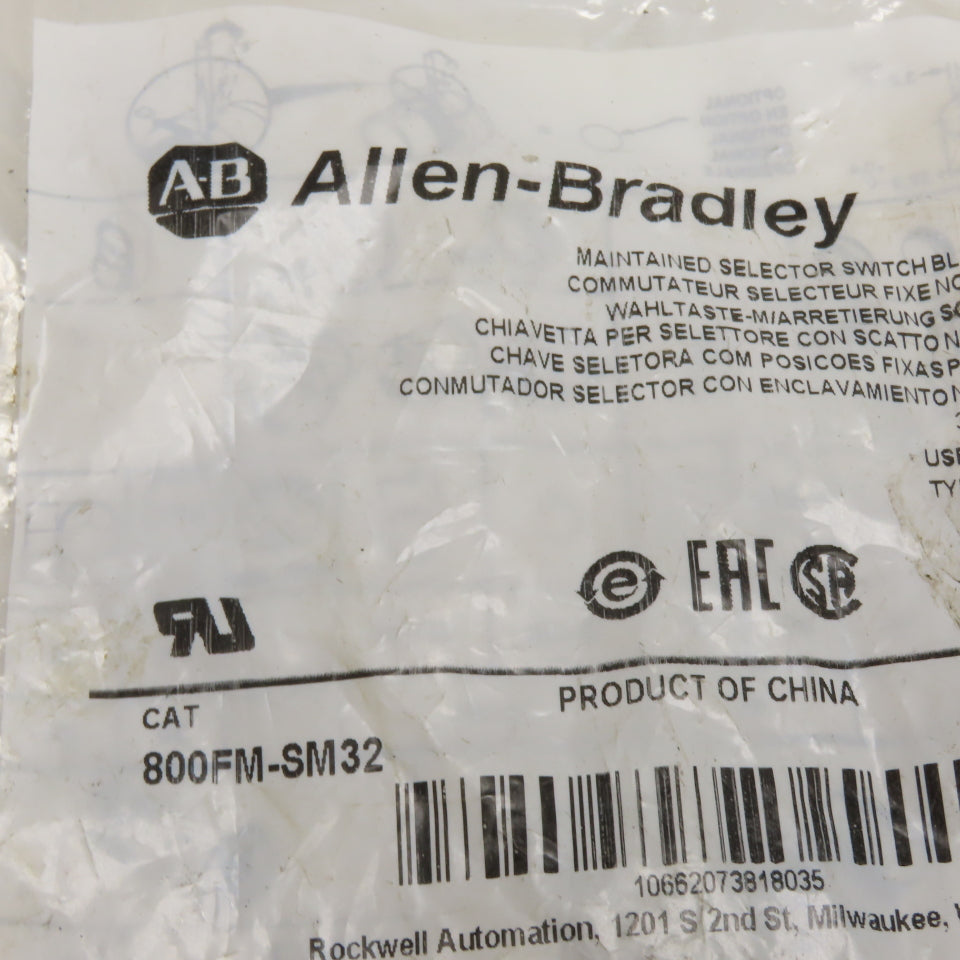 Allen-Bradley 800FM-SM32 Maintained Selector Switch Block Lot Of 4