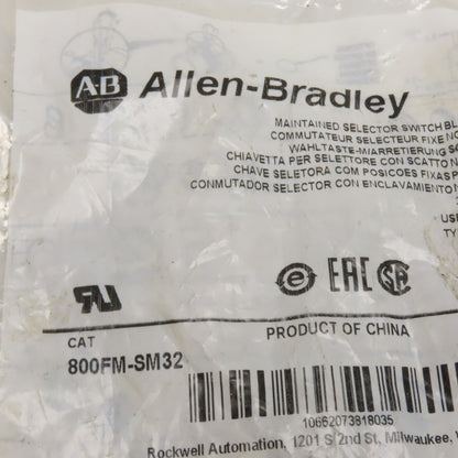 Allen-Bradley 800FM-SM32 Maintained Selector Switch Block Lot Of 4