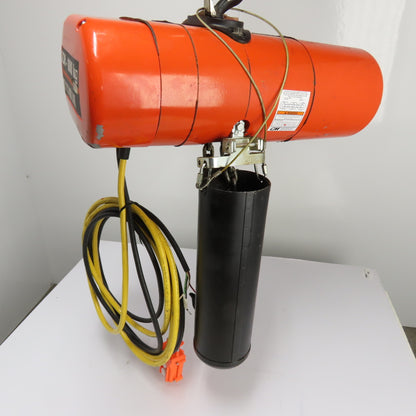 CM Lodestar Model L 1Ton 2000LB Electric Chain Hoist 20' Lift 16FPM 3Ph 230/460V