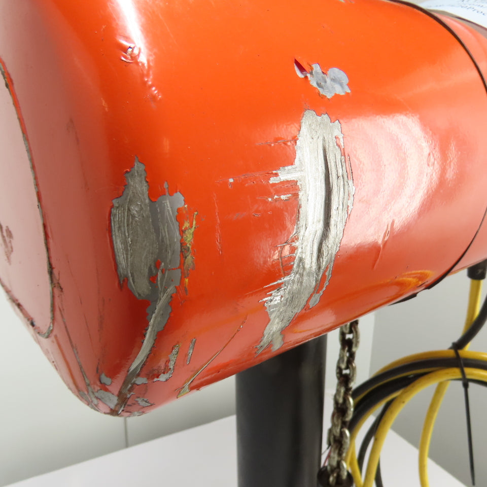 CM Lodestar Model L 1Ton 2000LB Electric Chain Hoist 20' Lift 16FPM 3Ph 230/460V