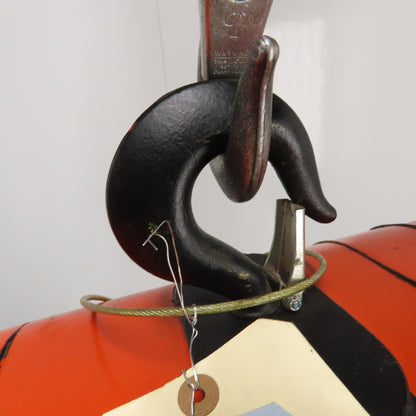 CM Lodestar Model L 1Ton 2000LB Electric Chain Hoist 20' Lift 16FPM 3Ph 230/460V