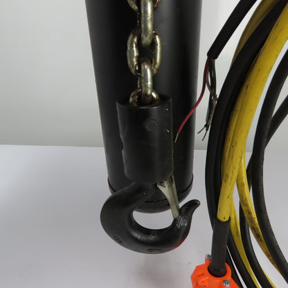 CM Lodestar Model L 1Ton 2000LB Electric Chain Hoist 20' Lift 16FPM 3Ph 230/460V