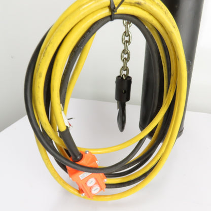 CM Lodestar Model L 1Ton 2000LB Electric Chain Hoist 20' Lift 16FPM 3Ph 230/460V