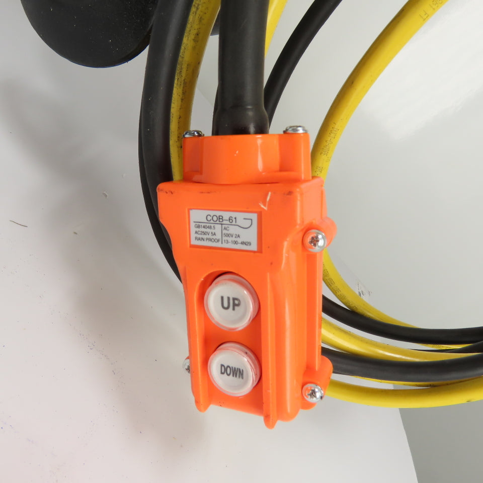 CM Lodestar Model L 1Ton 2000LB Electric Chain Hoist 20' Lift 16FPM 3Ph 230/460V