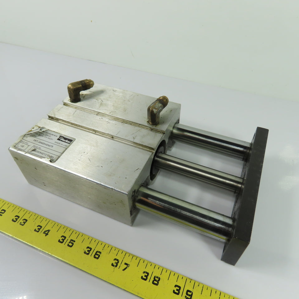 Parker P5T-J040DHSN075 40mm Bore 0.75" Stroke Guided Pneumatic Cylinder 145 PSI