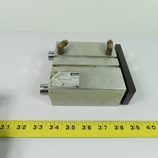 Parker P5T-J040DHSN075 40mm Bore 0.75" Stroke Guided Pneumatic Cylinder 145 PSI
