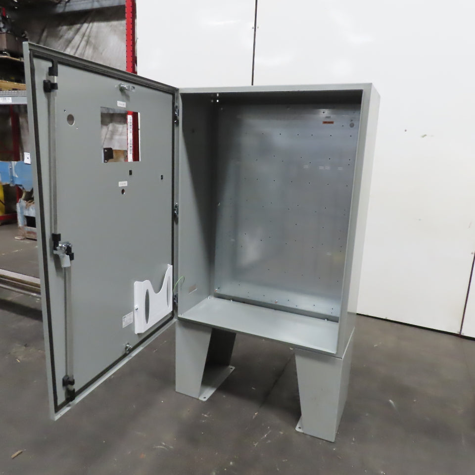 SCE SCE-48EL3616LPPL 48" x 36" x 16" Free Standing Electrical Cabinet Backplate