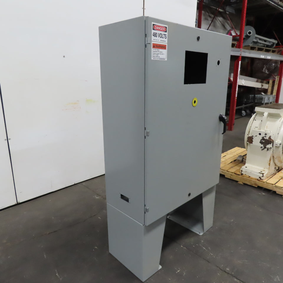 SCE SCE-48EL3616LPPL 48" x 36" x 16" Free Standing Electrical Cabinet Backplate