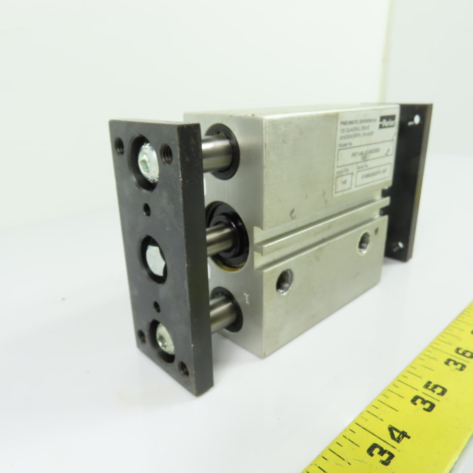 Parker P5T-H040DHSN050 40mm Bore 50mm Stroke Guided Pneumatic Cylinder 145 PSI